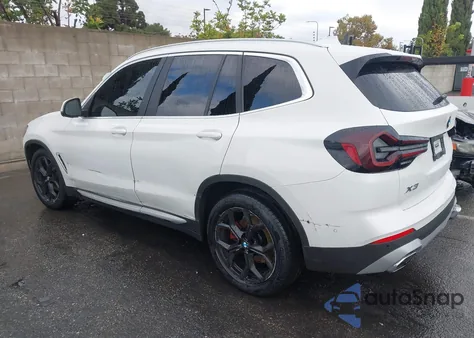 2023 BMW X3 Sdrive30I из США, поврежденный, VIN 5UX43DP00P9P98199